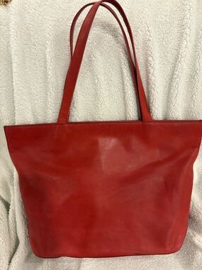 Celine Leather Horizontal Cabas Tote